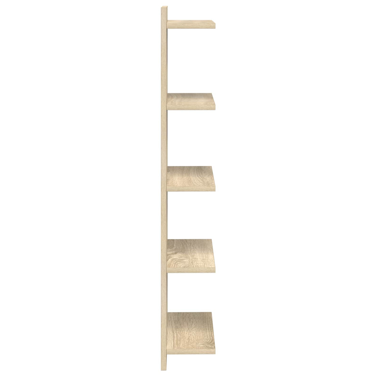 Wall Shelf Sonoma Oak 30 x 15 x 100 cm Engineered Wood