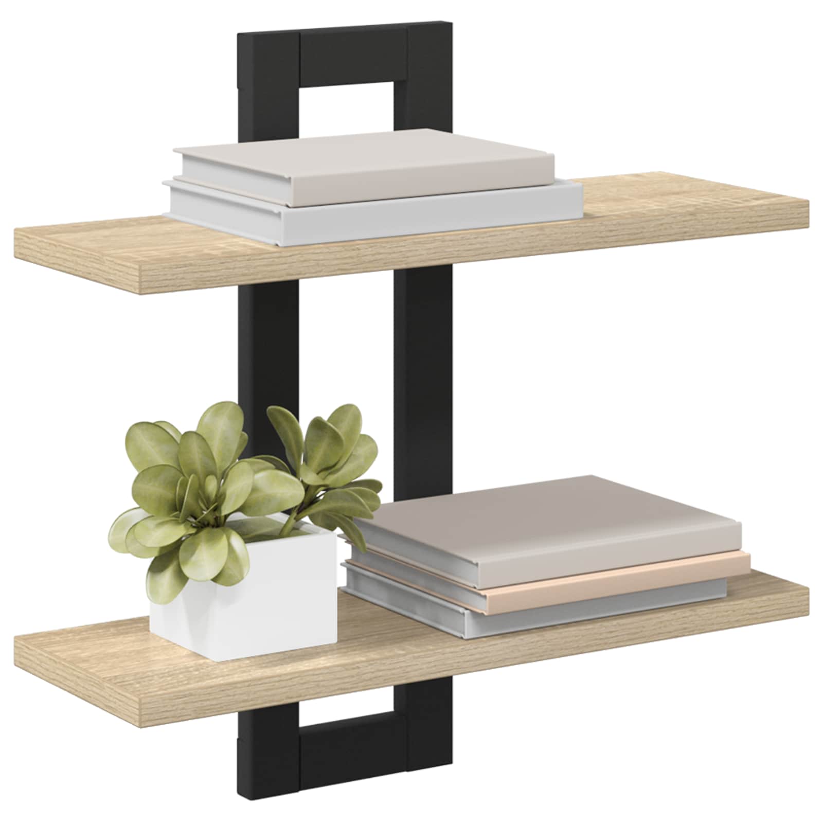 Floating Shelves Sonoma Oak 40 x 15 x 40 cm Engineered Wood