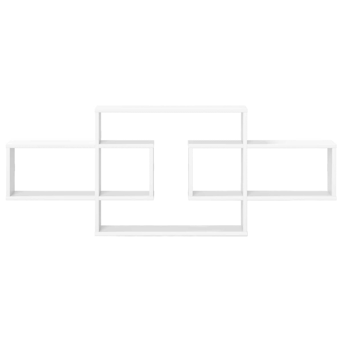 Wall Shelf White 130 x 10 x 50 cm Engineered Wood