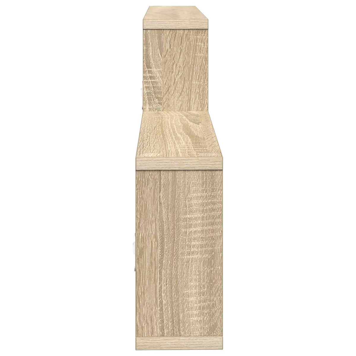 Wall Shelf Sonoma Oak 130 x 10 x 50 cm Engineered Wood