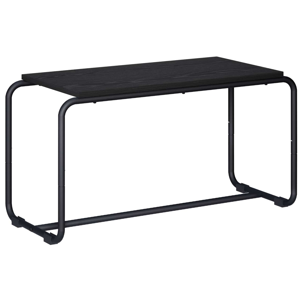 TV Stand 80 x 35.5 x 42 cm Black Oak Engineered Wood