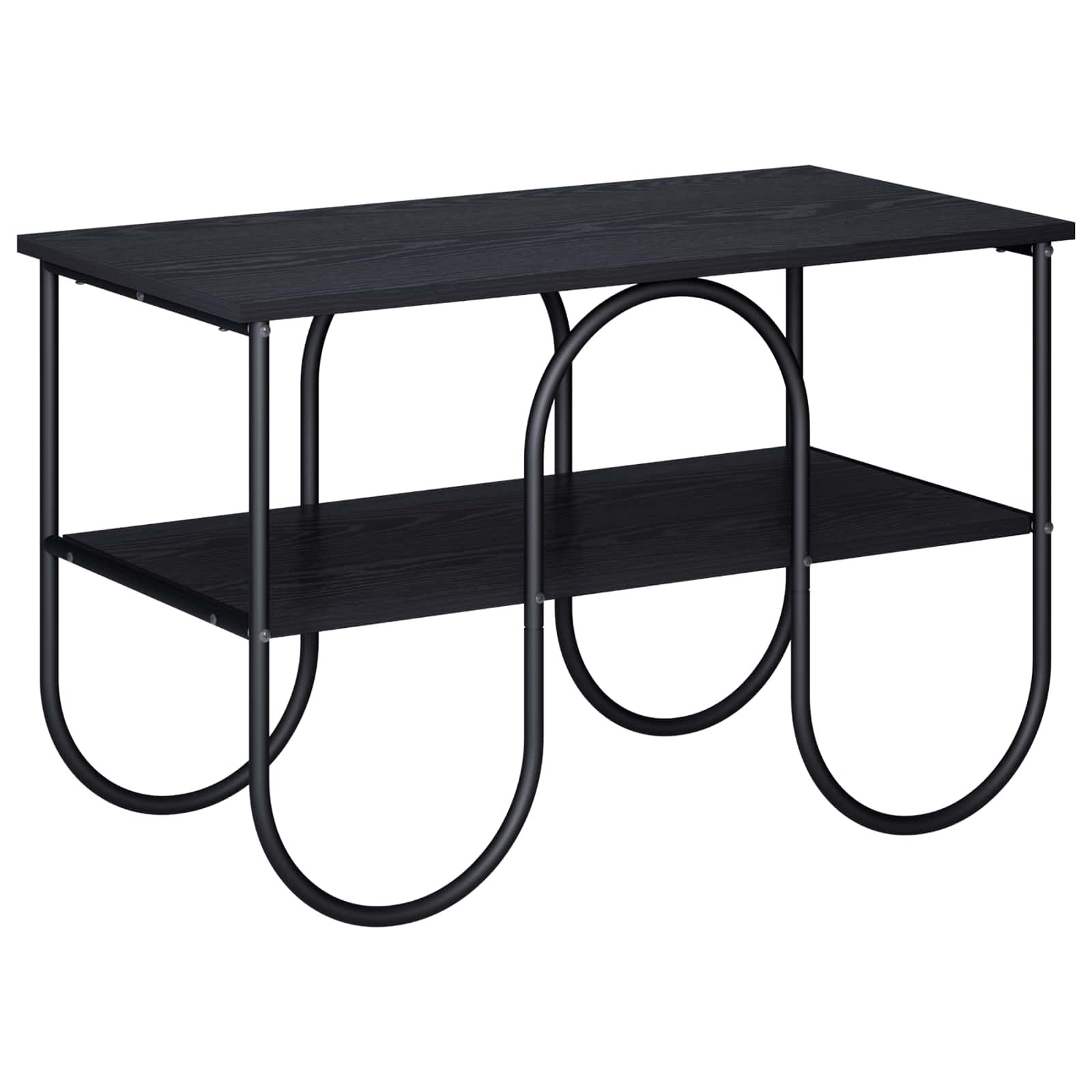 TV unit 80 x 40 x 50 cm Black Oak Engineered Wood