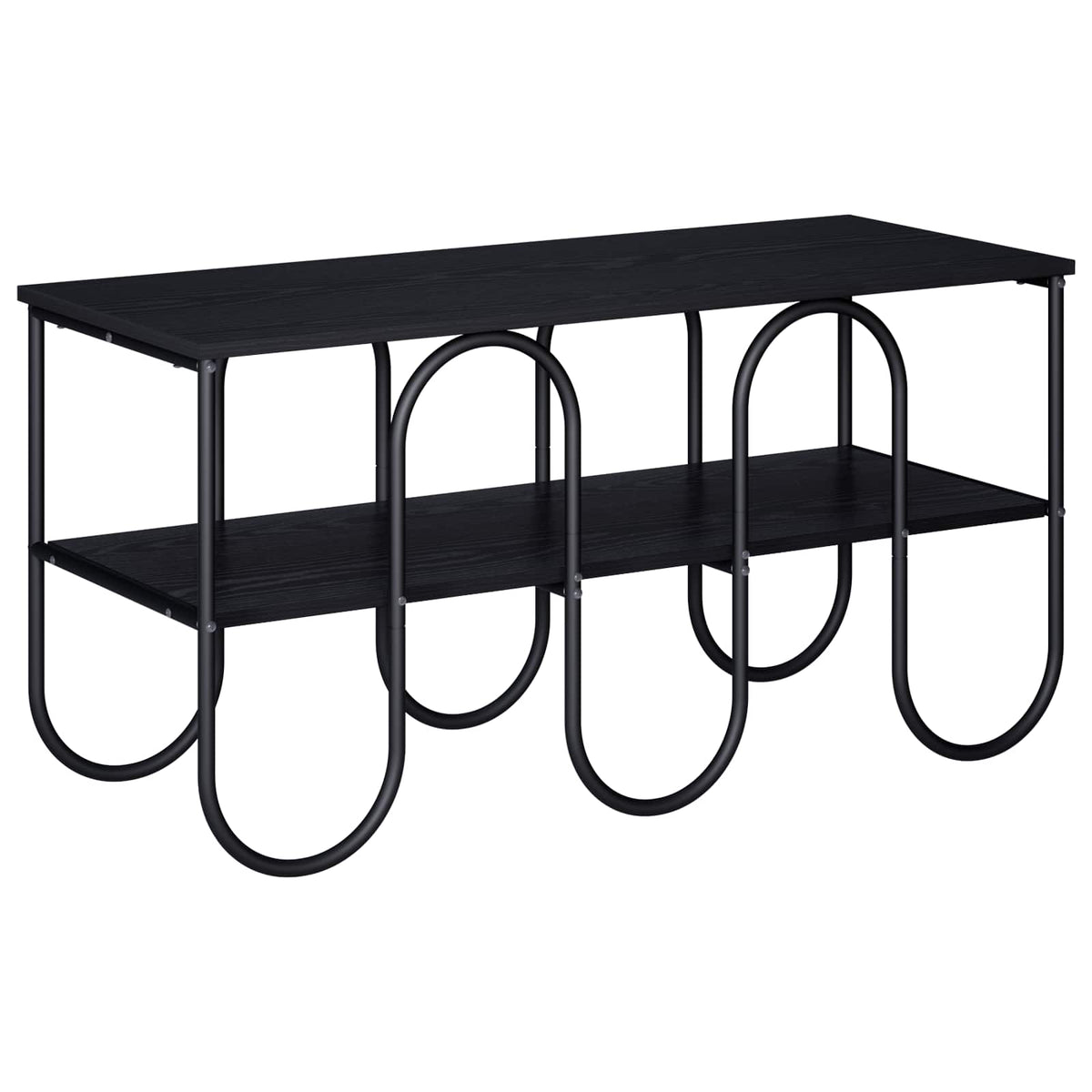 TV unit 100 x 40 x 50 cm Black Oak Engineered Wood
