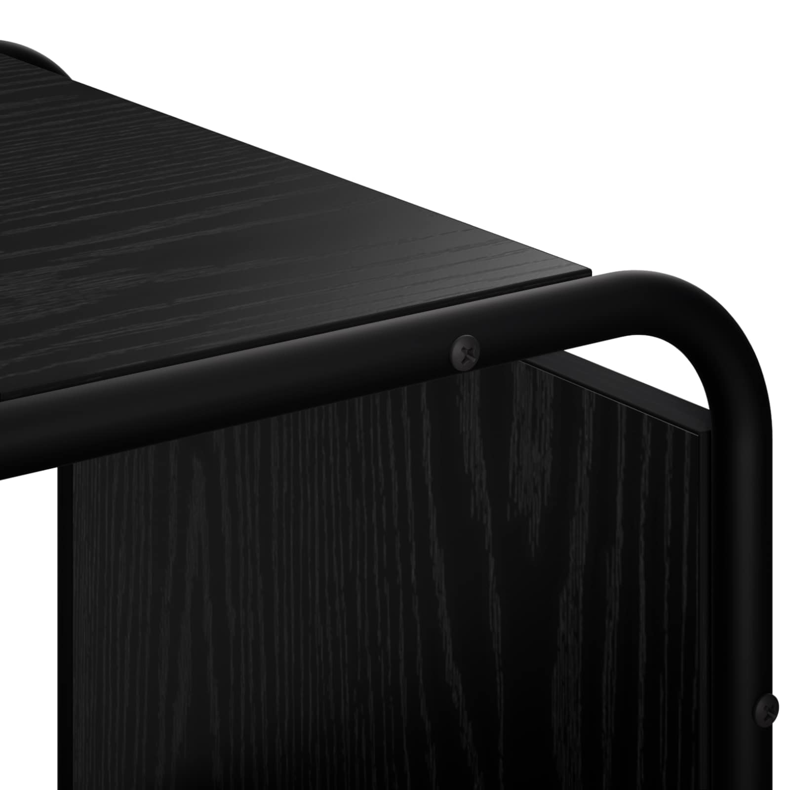 Sideboard Black Oak 60 x 37.5 x 64.5 cm Engineered Wood