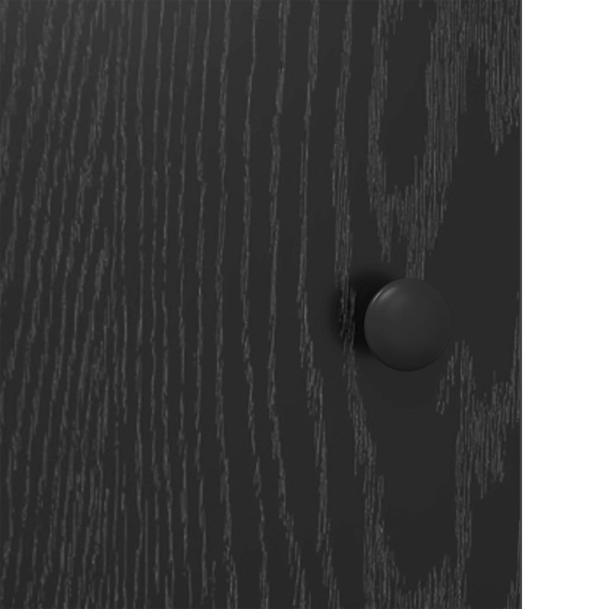 Sideboard Black Oak 68 x 35 x 75 cm Engineered Wood