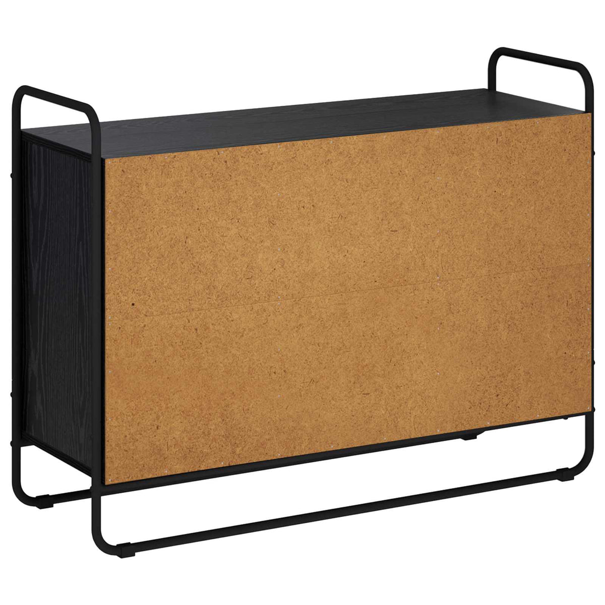 Sideboard Black Oak 102 x 35 x 75 cm Engineered Wood