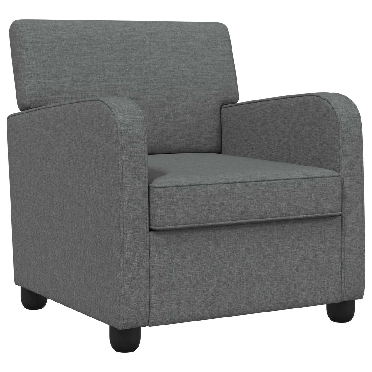 Armchair Dark Grey Fabric