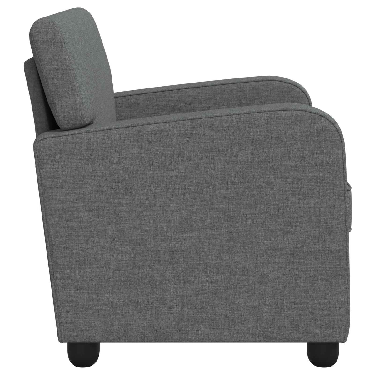 Armchair Dark Grey Fabric