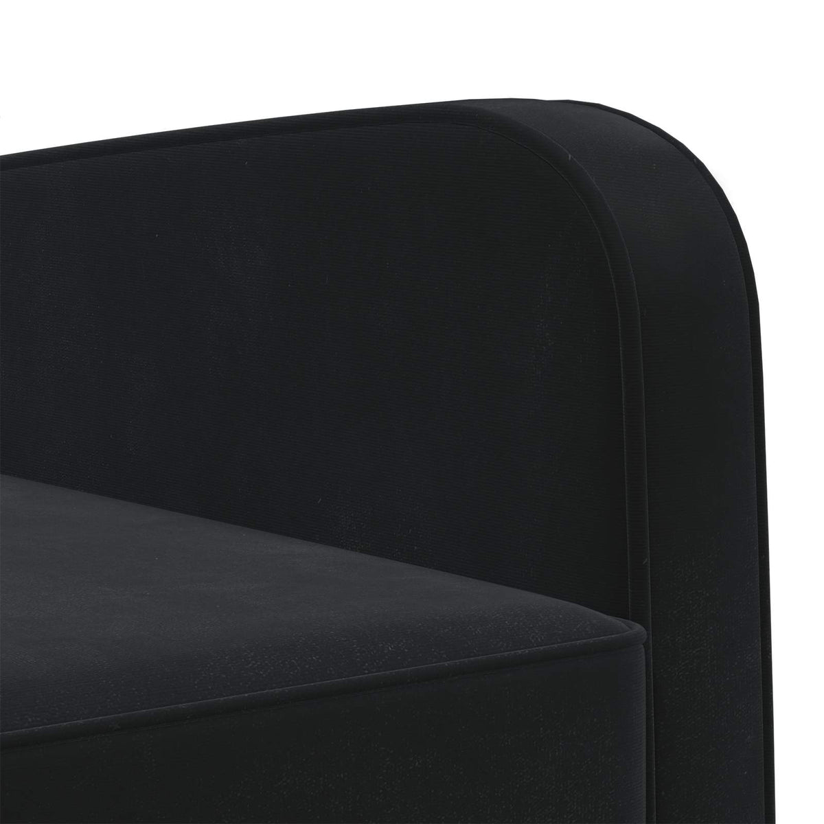 Armchair Black Velvet