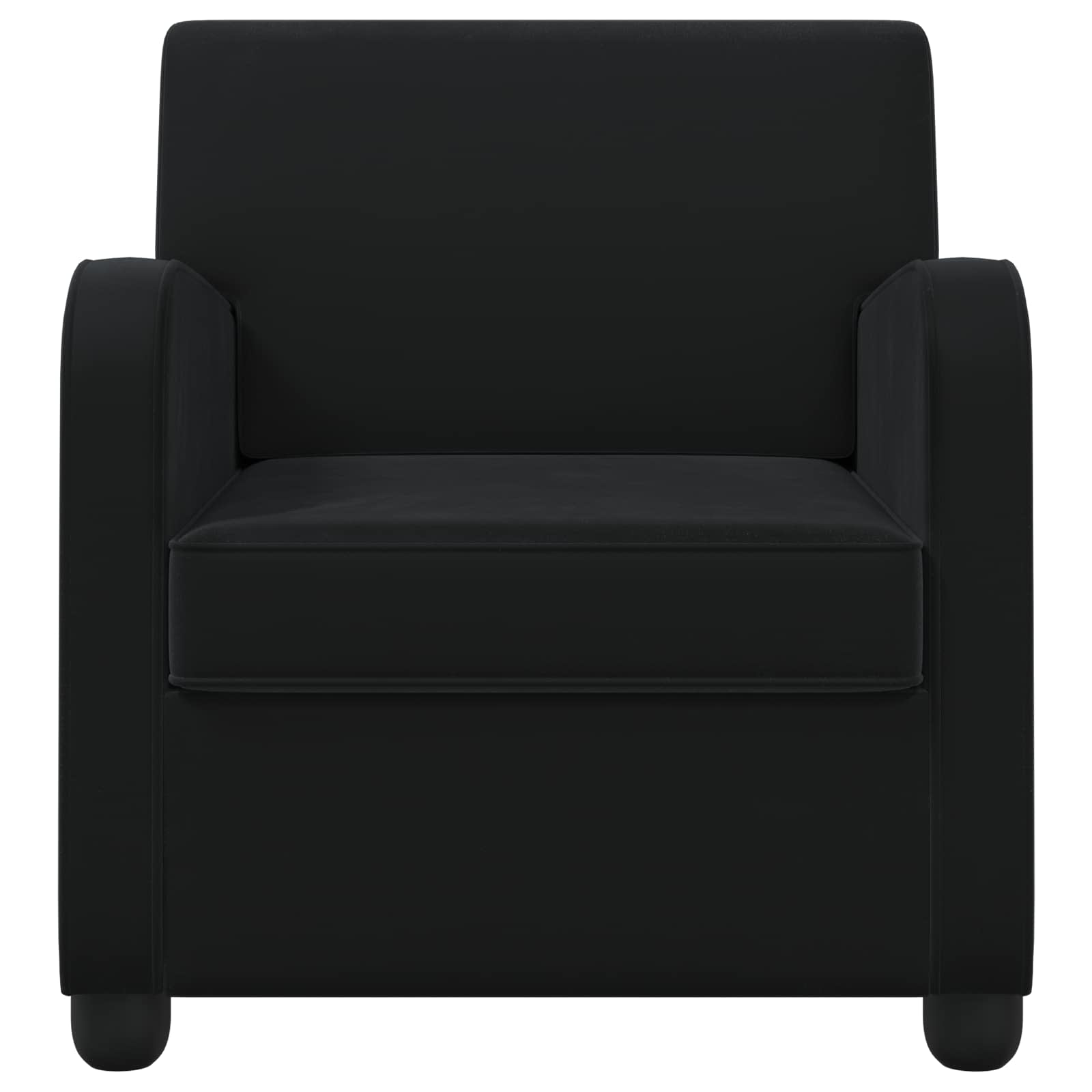 Armchair Black Velvet