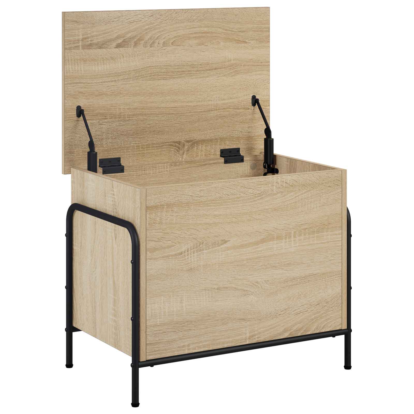 Storage Box Sonoma Oak 80 x 40 x 49.5 cm Engineered Wood
