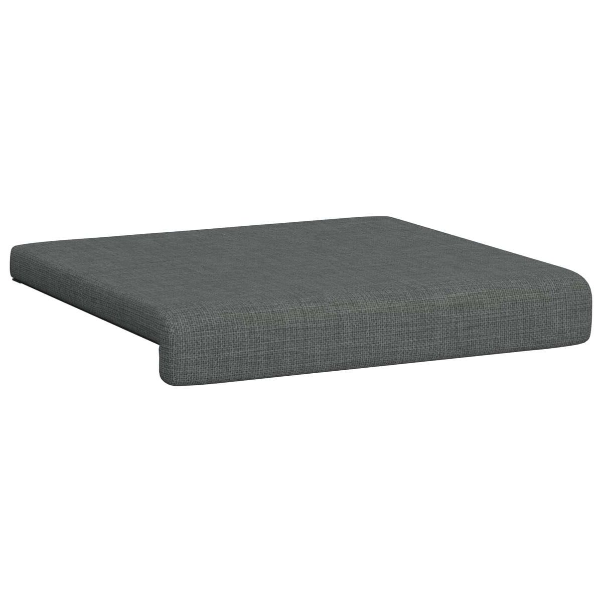 Bench Cushion 4 pcs Fabric Dark Grey Depth 35 cm