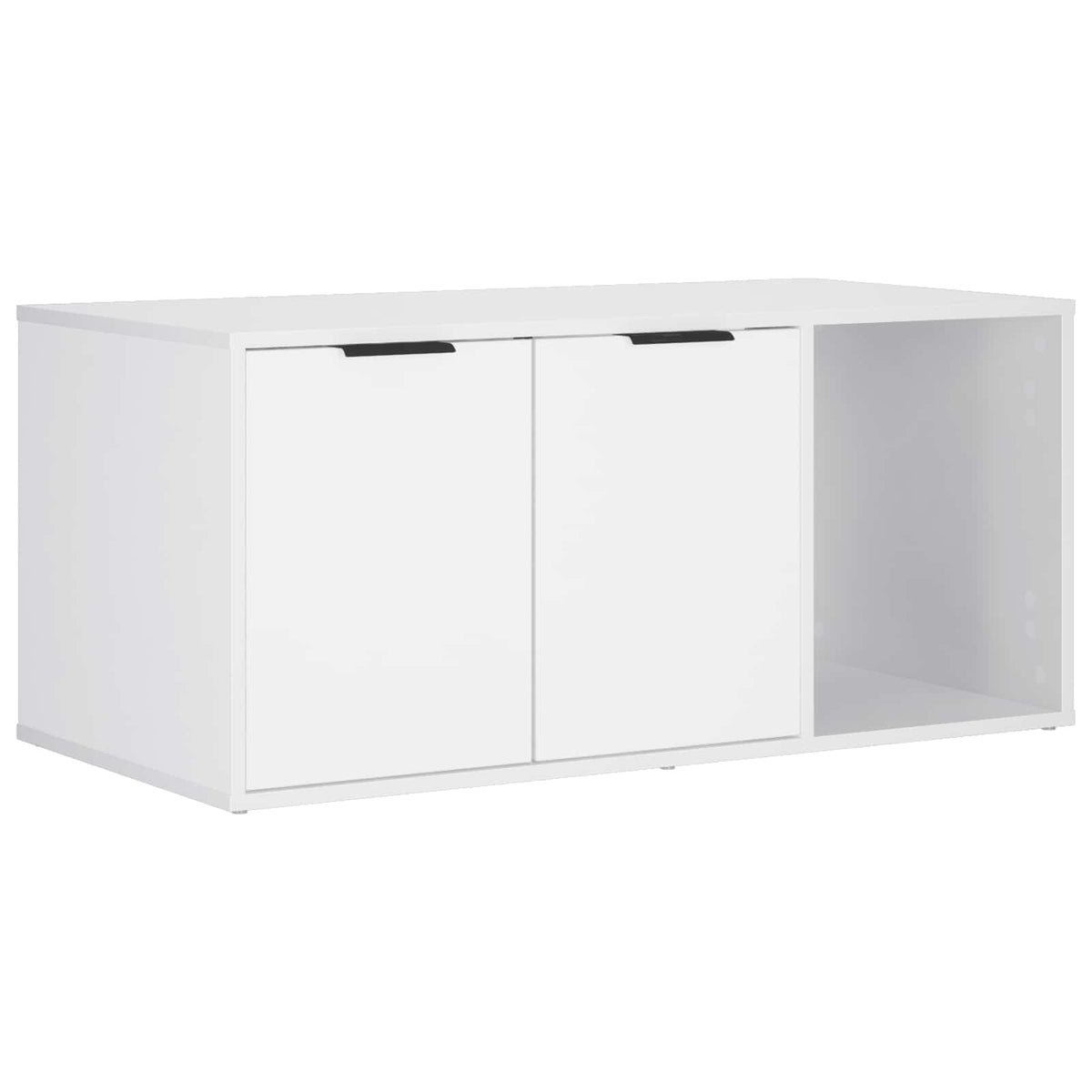Cat Crate Furniture White 100 x 49 x 45 cm Engineered Wood