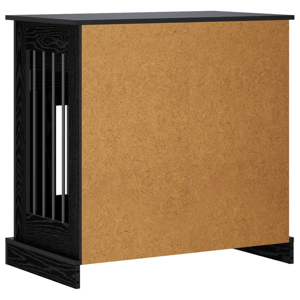 Dog crate furniture Black Oak 80 x 47.5 x 80 cm Engineered Wood