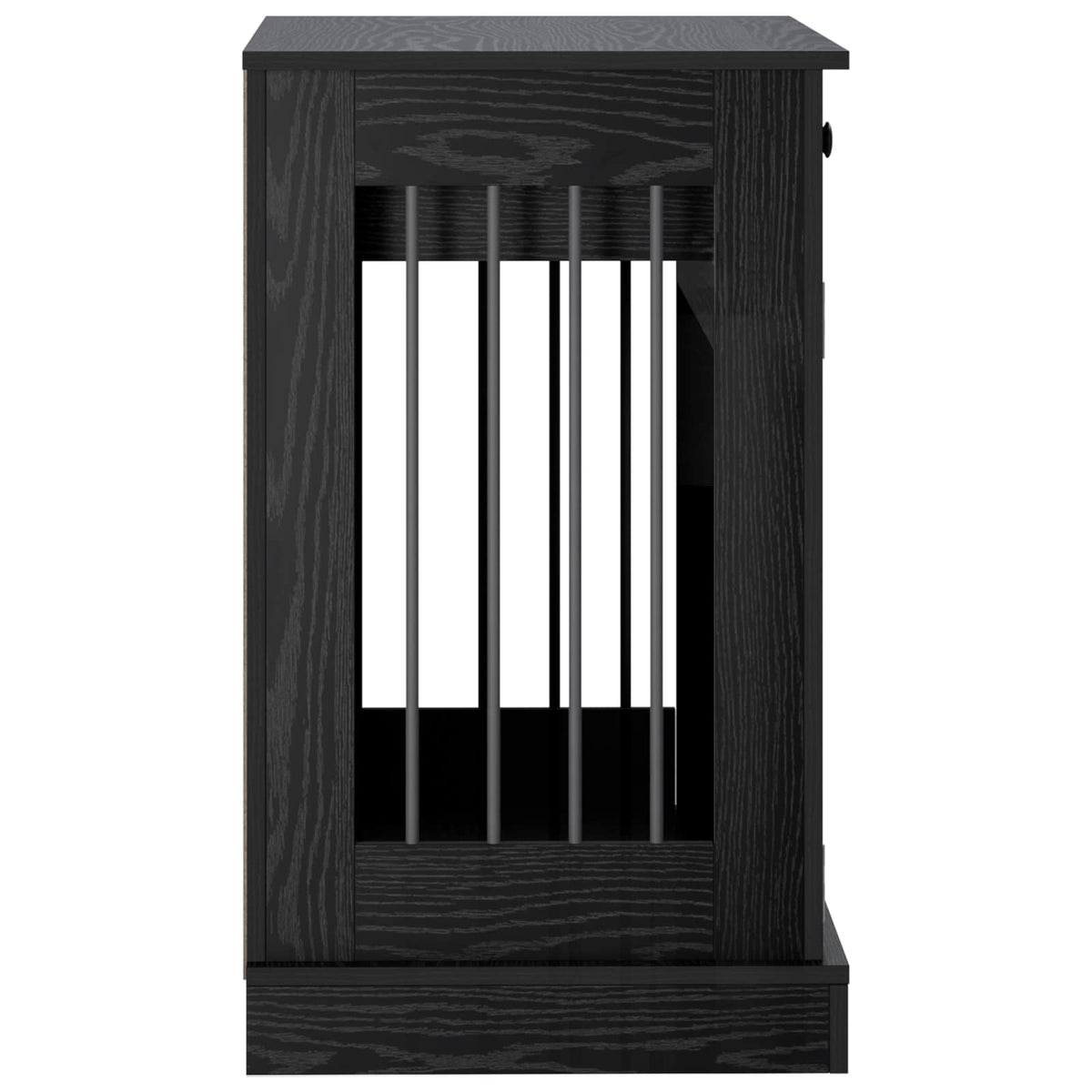 Dog crate furniture Black Oak 80 x 47.5 x 80 cm Engineered Wood