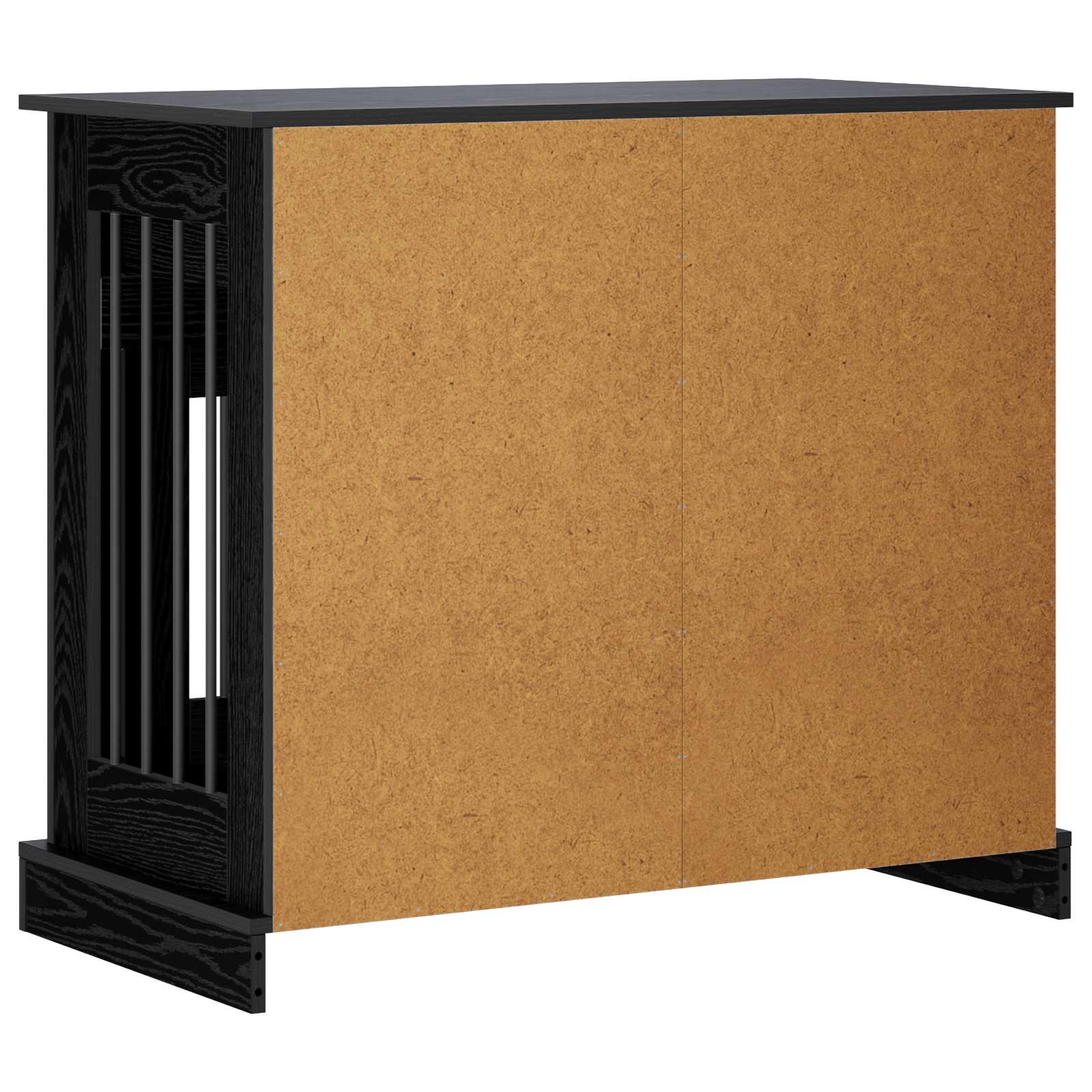 Dog crate furniture Black Oak 90 x 47.5 x 80 cm Engineered Wood