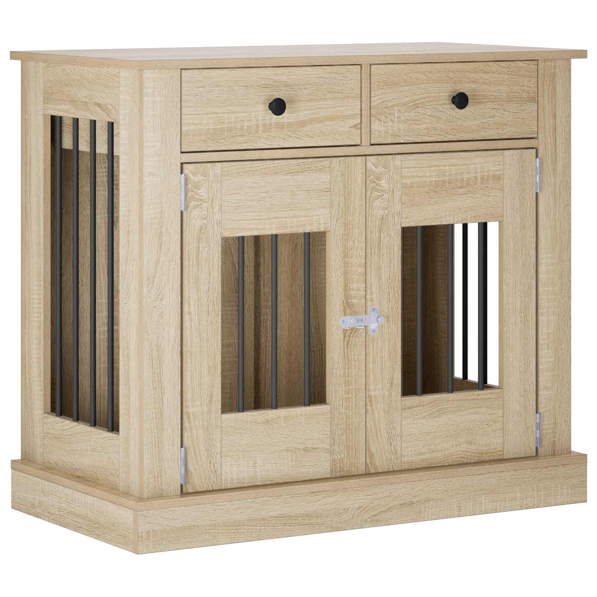 Dog crate furniture Sonoma Oak 90 x 47.5 x 80 cm