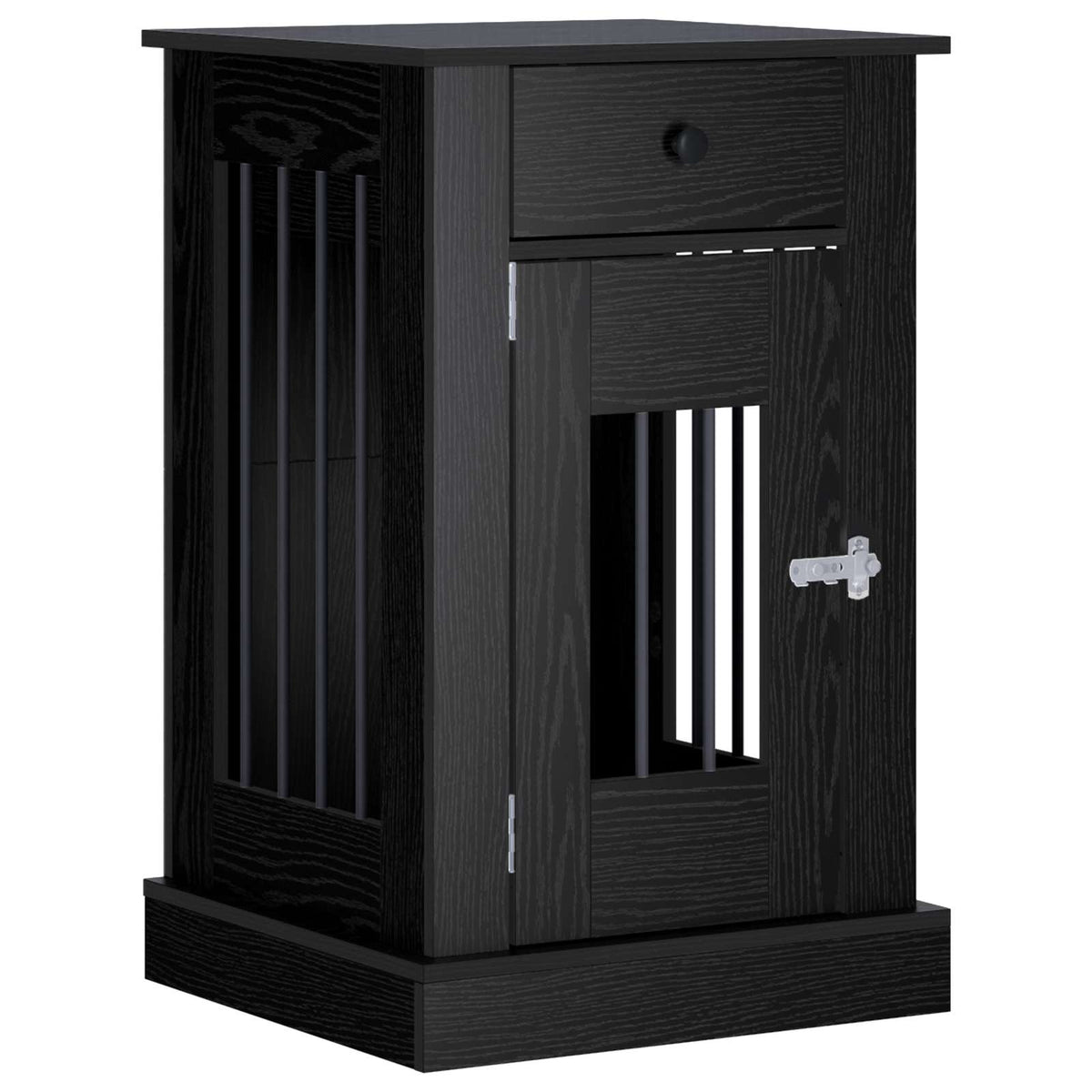 Dog crate furniture Black Oak 50 x 47.5 x 80 cm Engineered Wood
