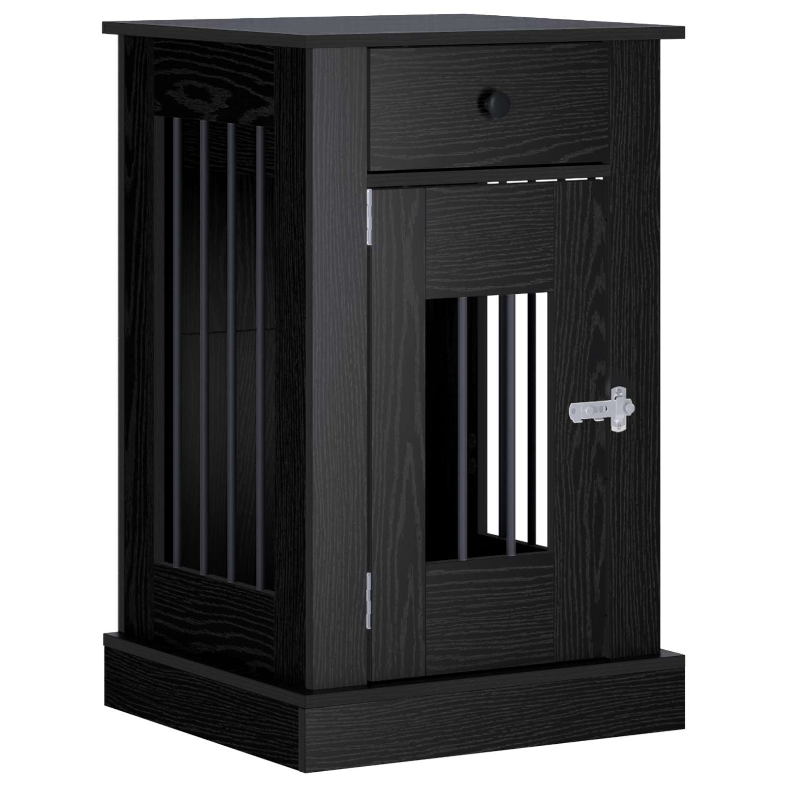 Dog crate furniture Black Oak 50 x 47.5 x 80 cm Engineered Wood