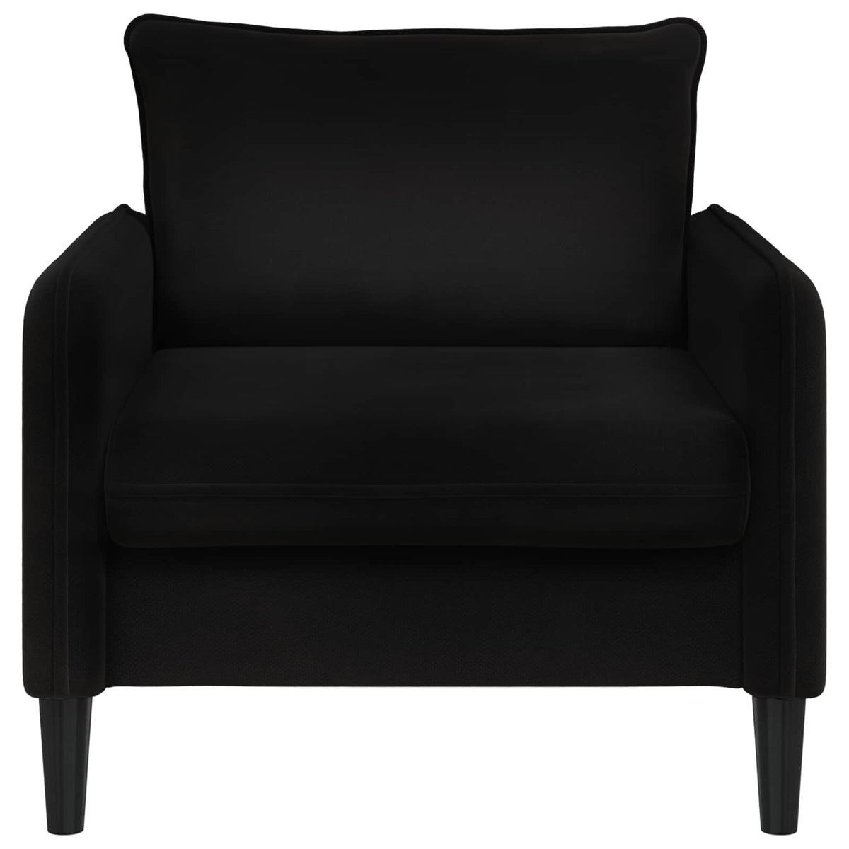 XL Armchair Black Velvet