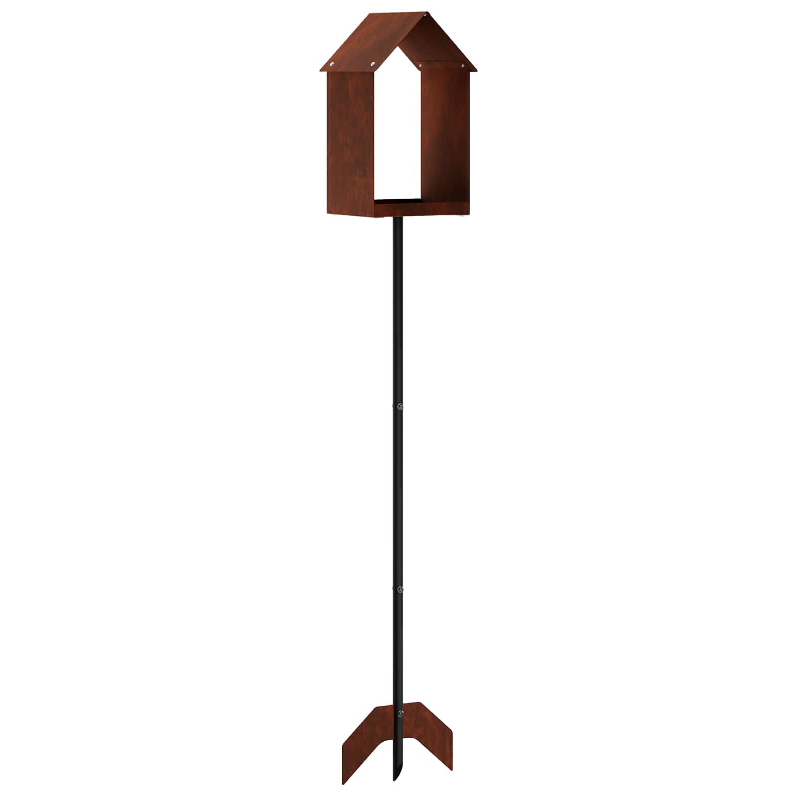 Bird Feeder Weathering Steel Rusty