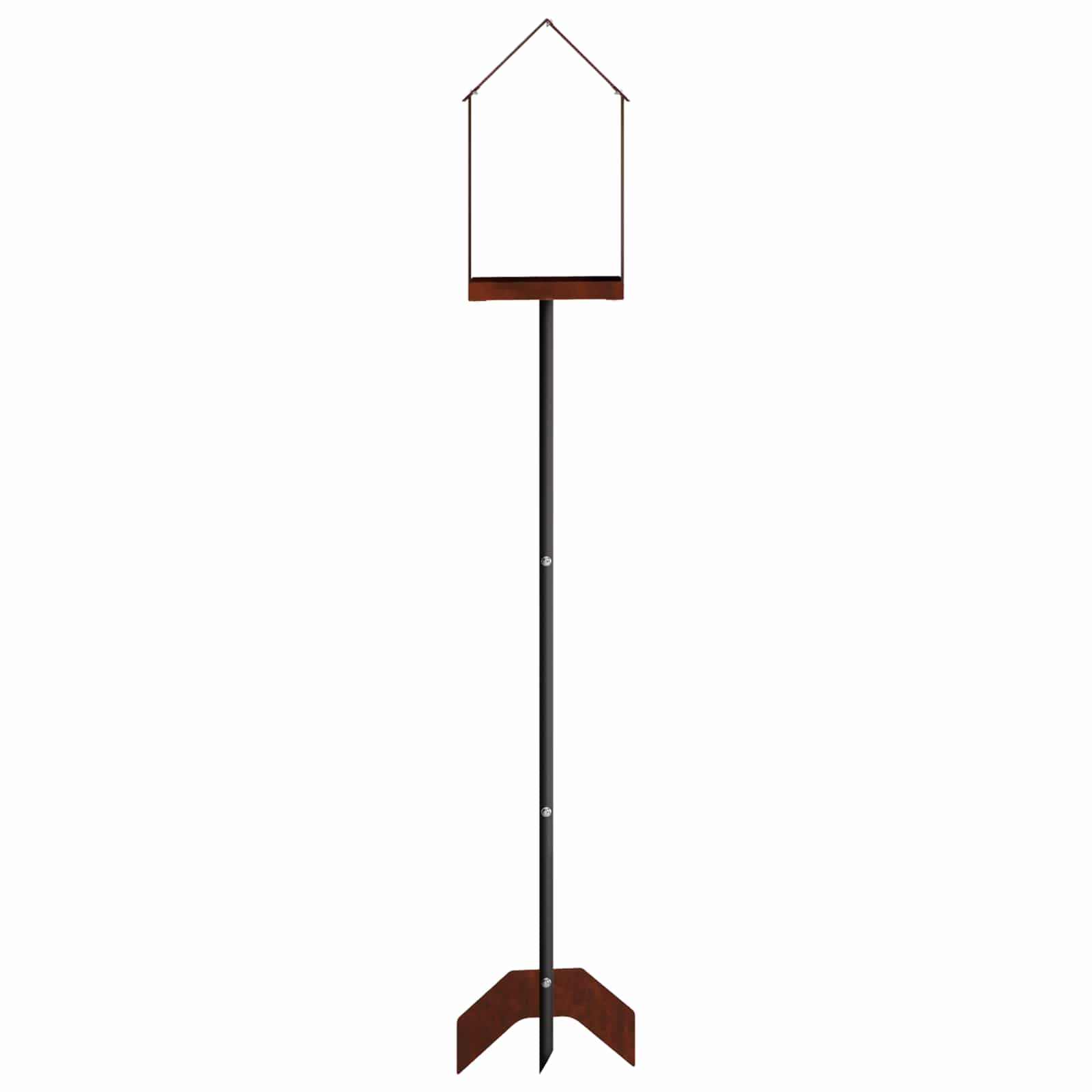 Bird Feeder Weathering Steel Rusty