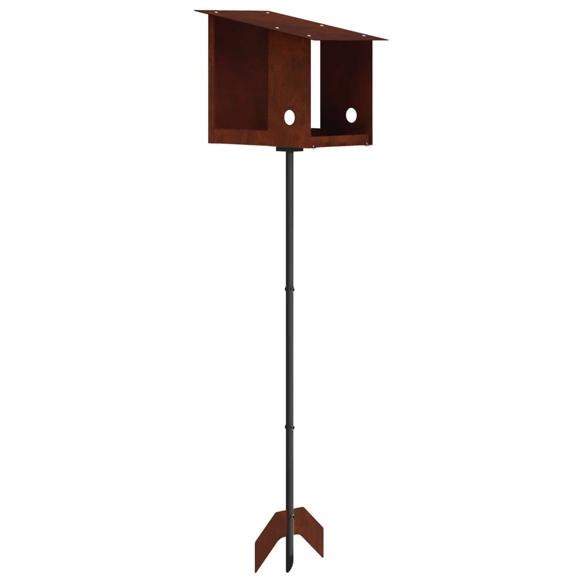 Bird Feeder Weathering Steel Rusty