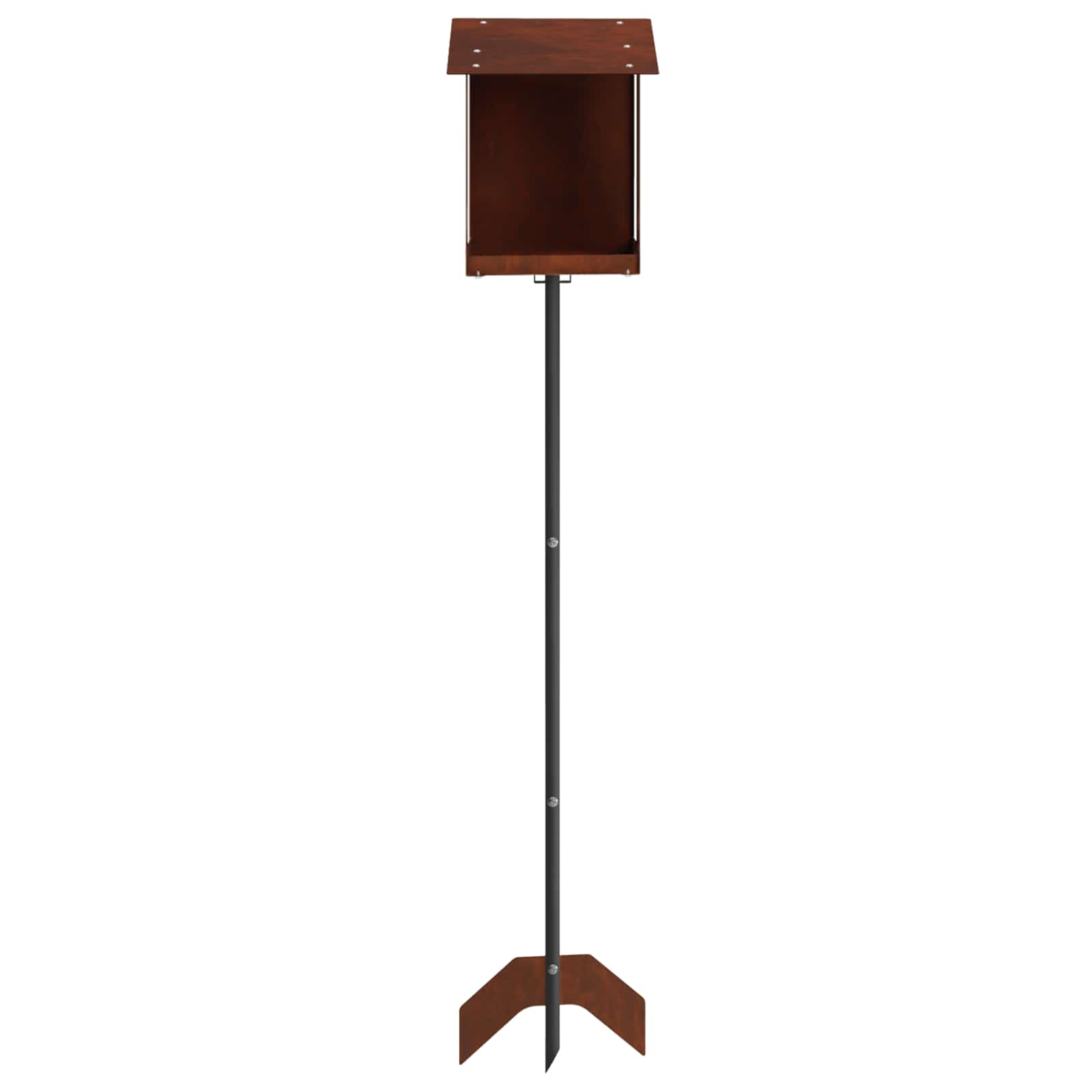 Bird Feeder Weathering Steel Rusty