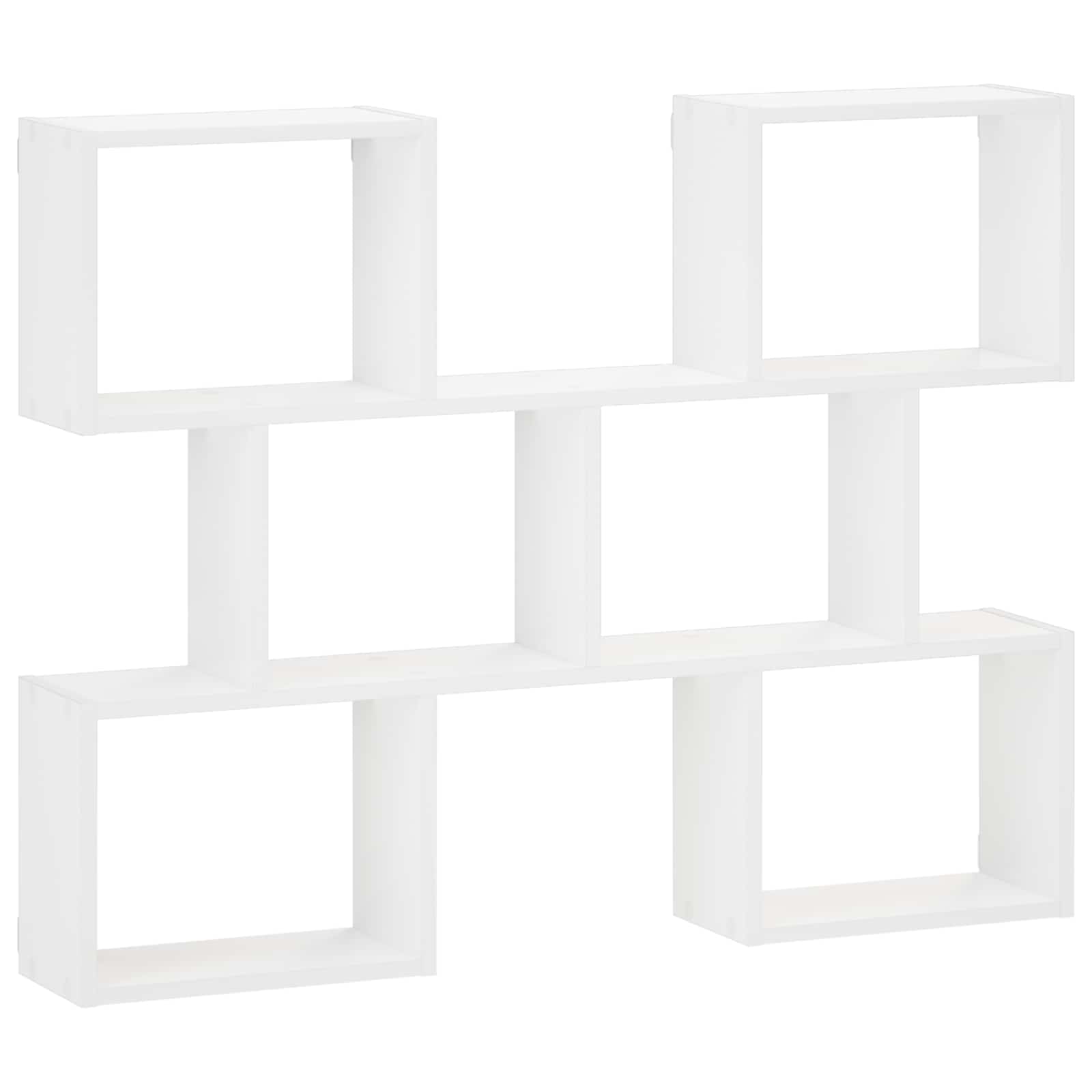 Wall Shelf White 103 x 17 x 80 cm Engineered Wood