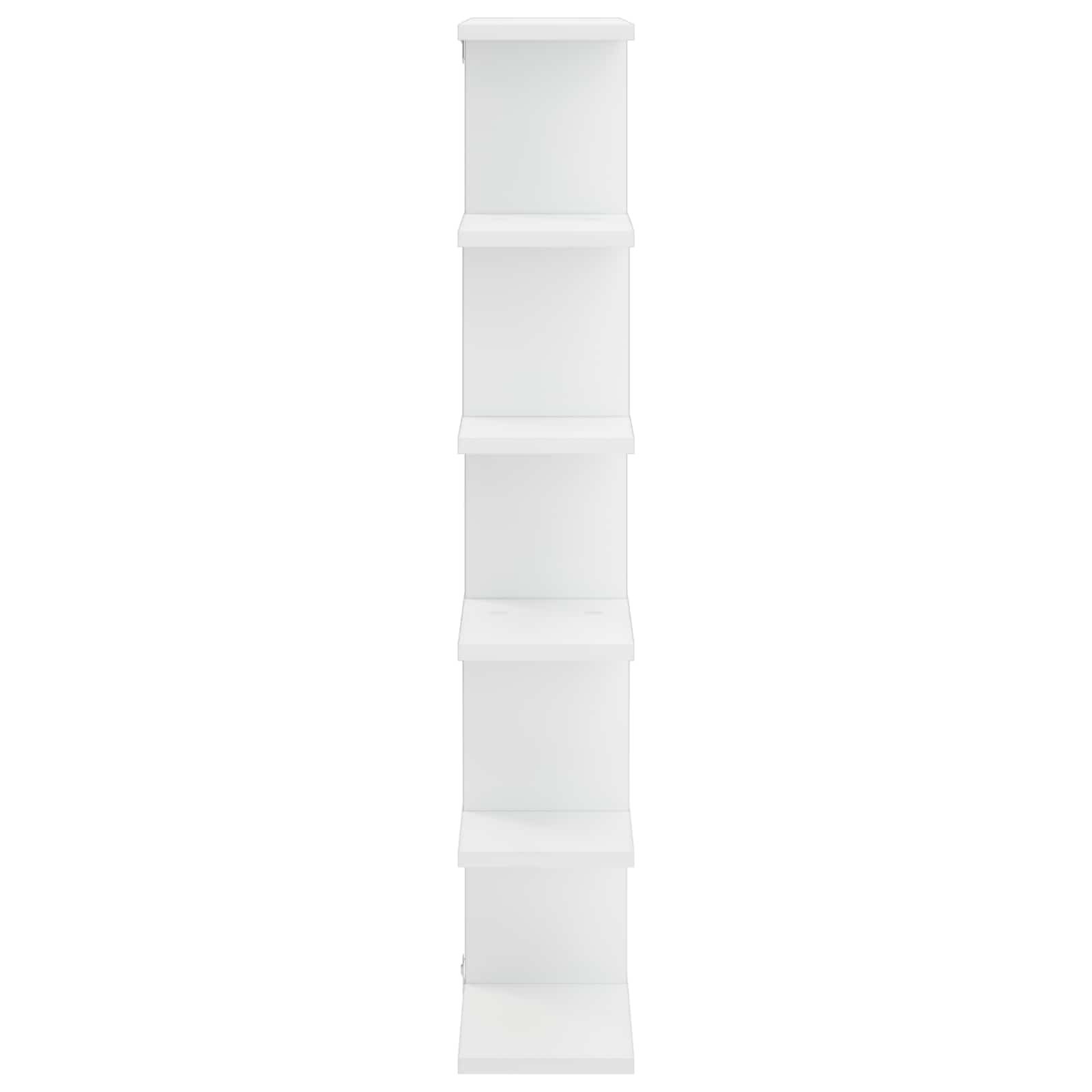 Wall Shelf White 70 x 17 x 101 cm Engineered Wood