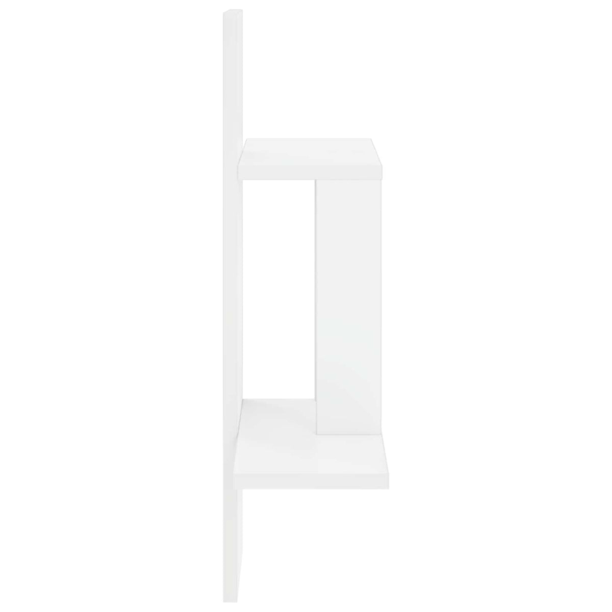 Wall Shelf White 59 x 17 x 63 cm Engineered Wood