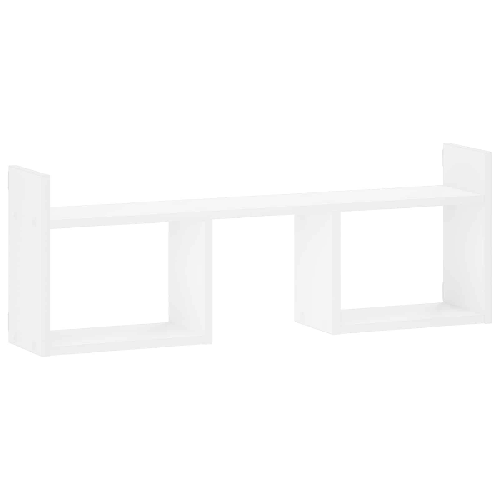 Wall Shelf White 90 x 17 x 32 cm Engineered Wood