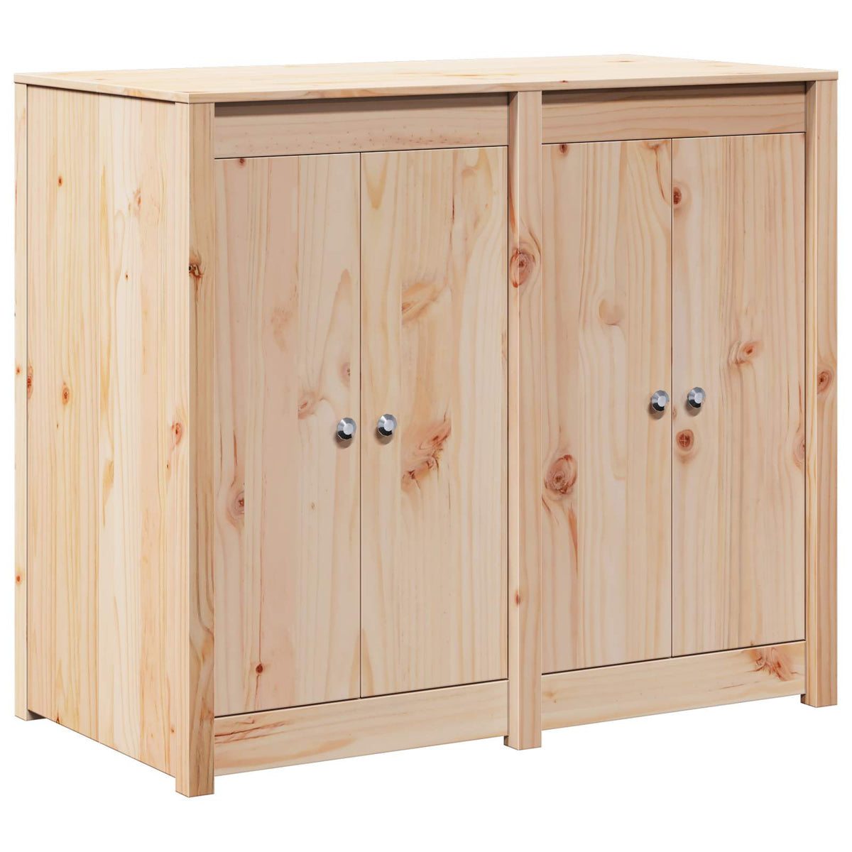 Outdoor Kitchen Cabinet MEPPEL Natural Douglas 106 x 55 x 92 cm