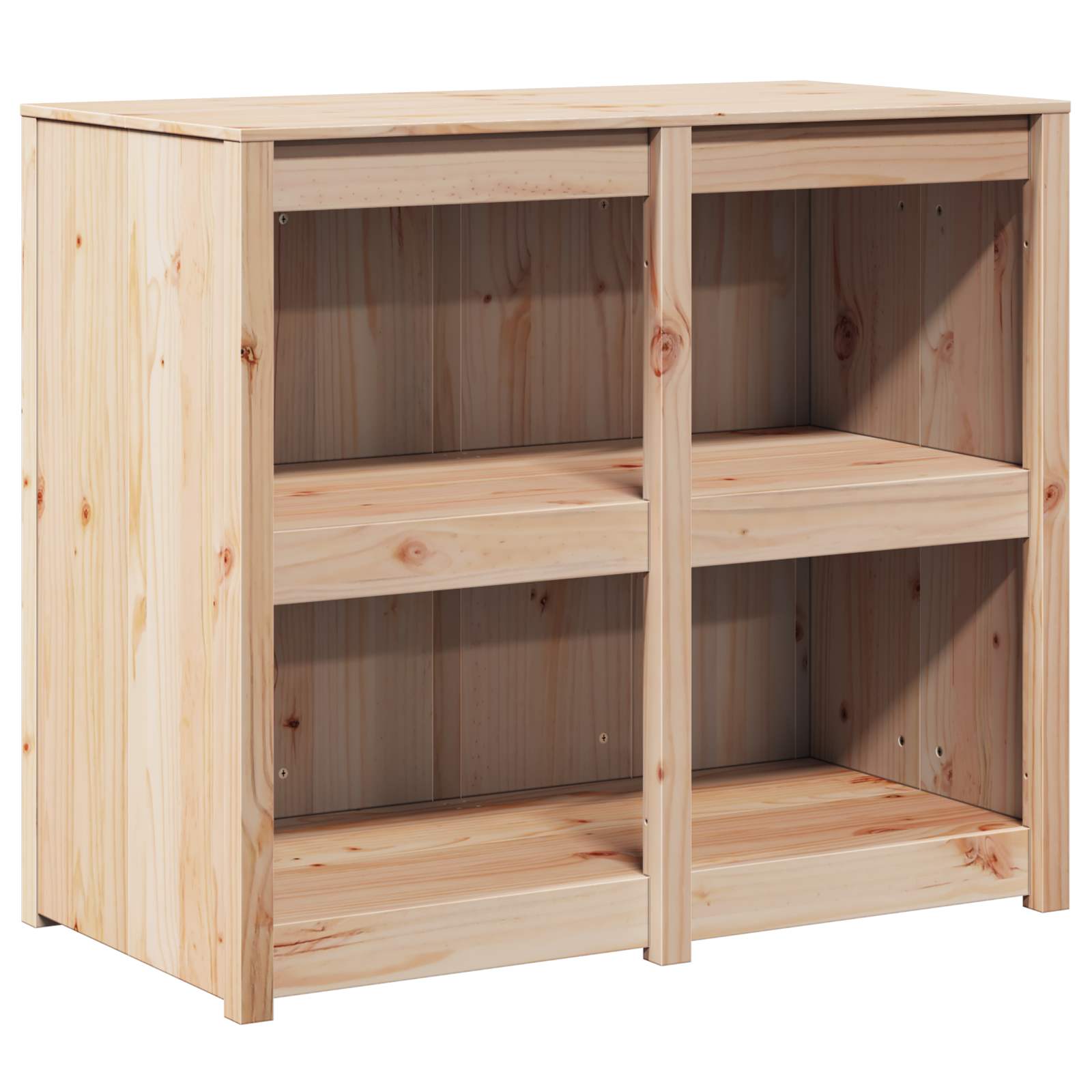 Outdoor Kitchen Cabinet MEPPEL Natural Douglas 106 x 55 x 92 cm