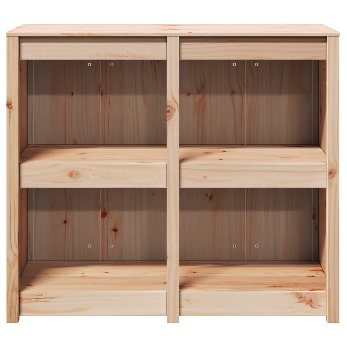 Outdoor Kitchen Cabinet MEPPEL 3 pcs Natural Douglas