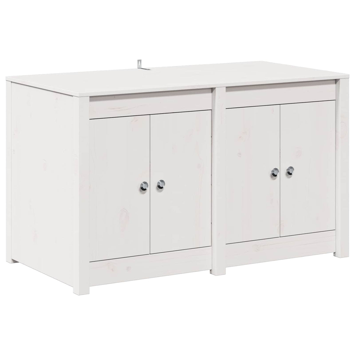 Outdoor Kitchen Cabinet MEPPEL 3 pcs Natural Solid Pine Wood