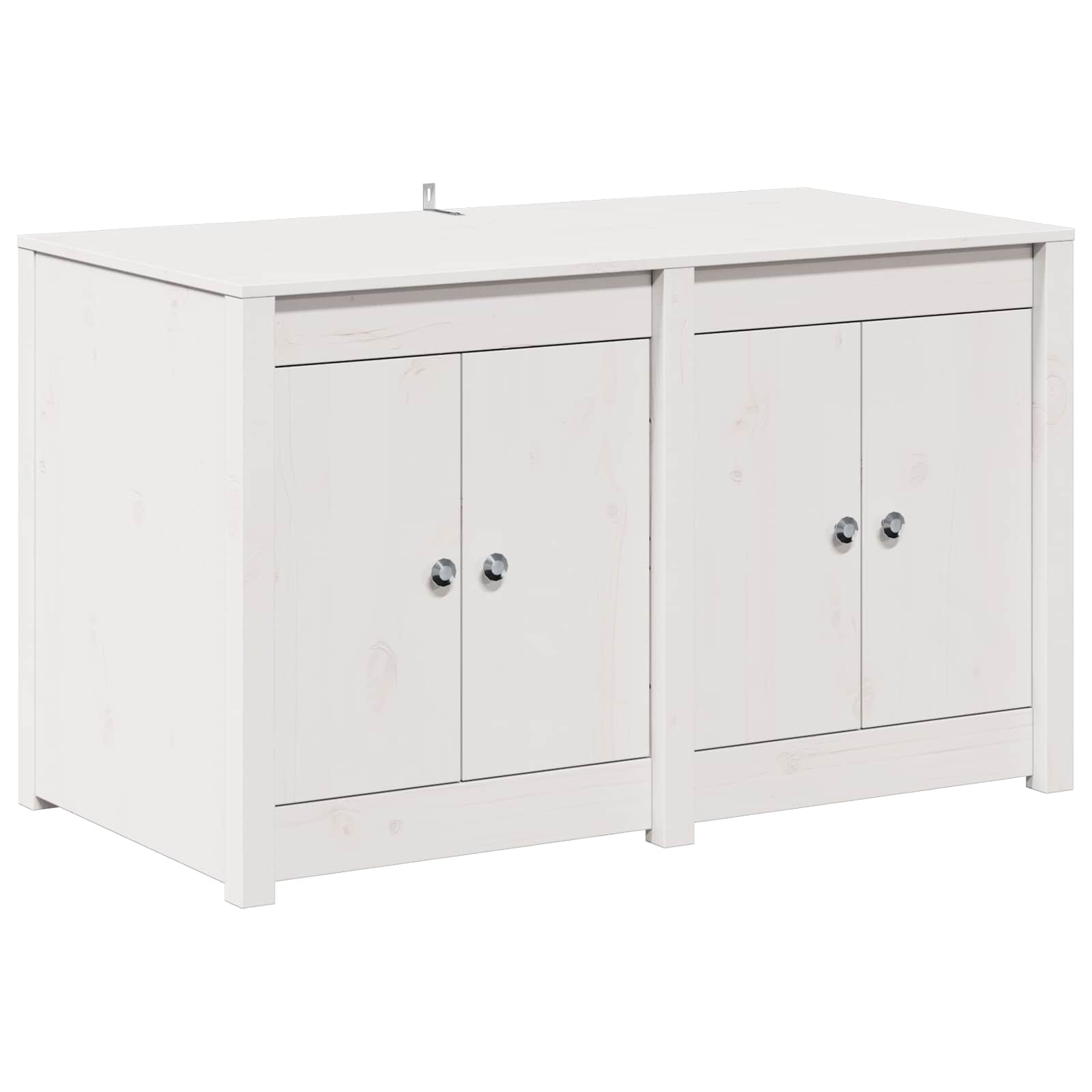Outdoor Kitchen Cabinet MEPPEL 3 pcs Natural Solid Pine Wood