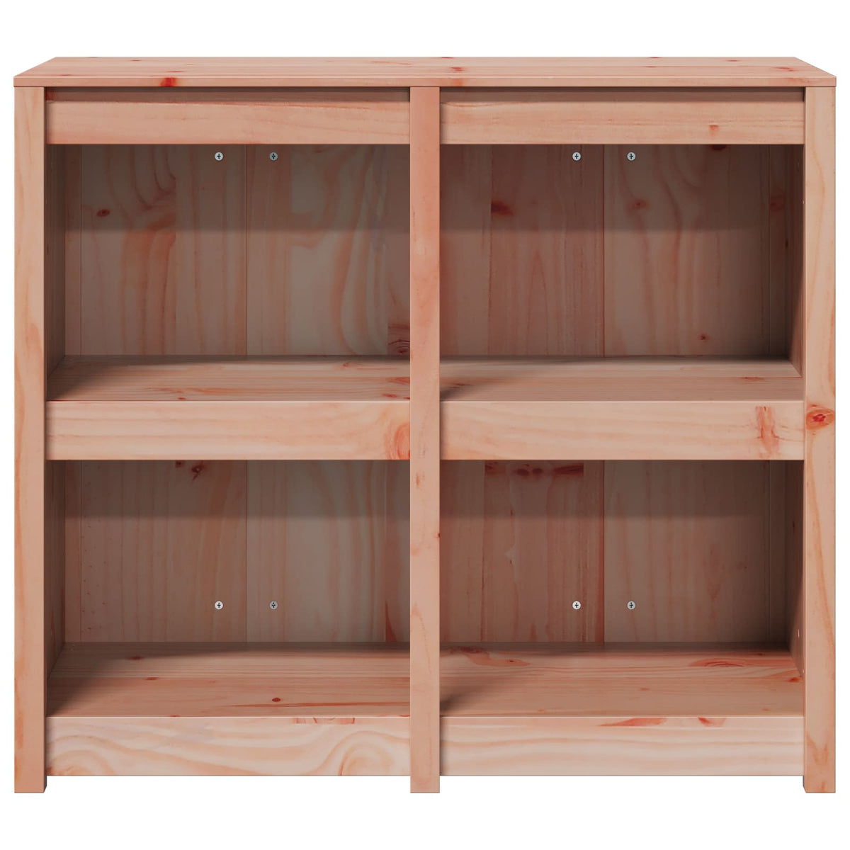 Outdoor Kitchen Cabinet MEPPEL 3 pcs White Solid Pine Wood
