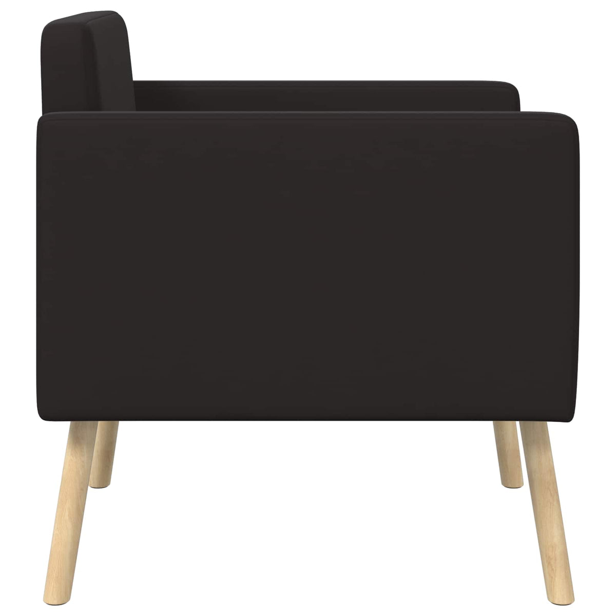 Accent Chair Black Velvet