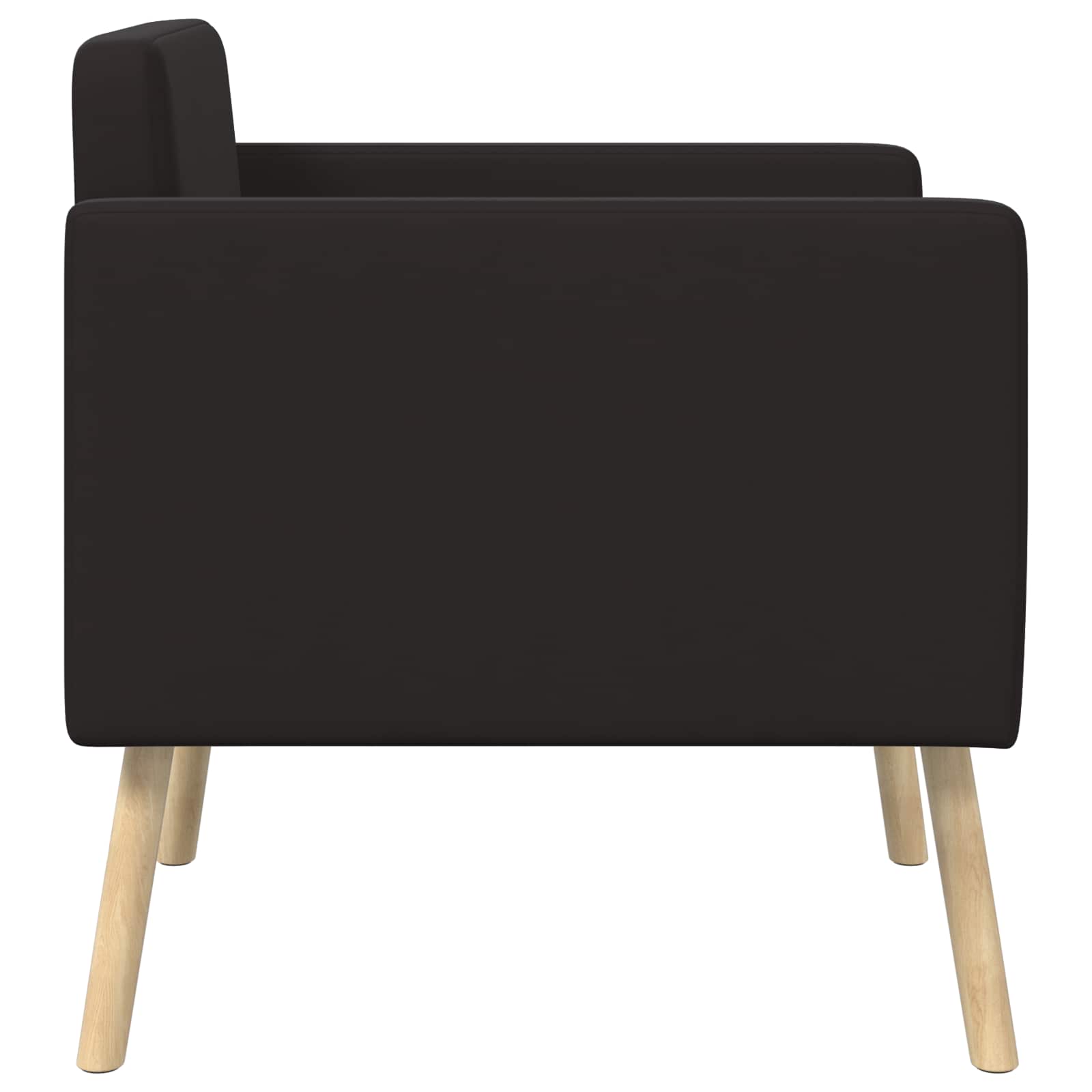 Accent Chair Black Velvet