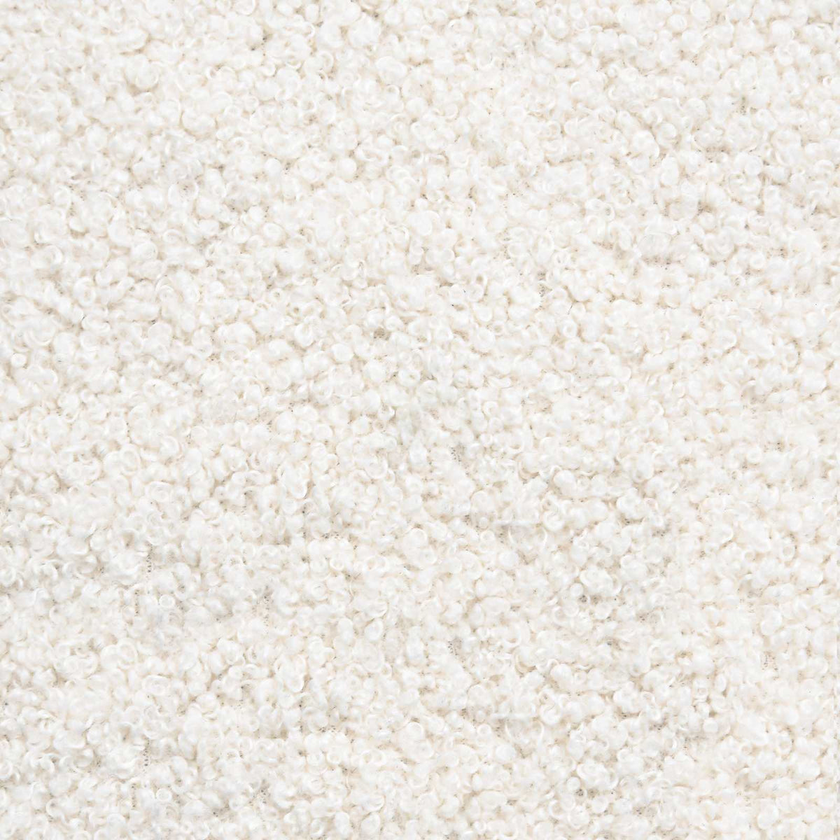 Accent Chair Cream Bouclé