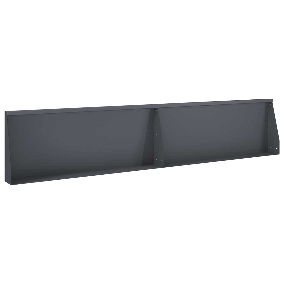 Retaining Wall 2 pcs 100 x 12 x 30 cm Steel Anthracite