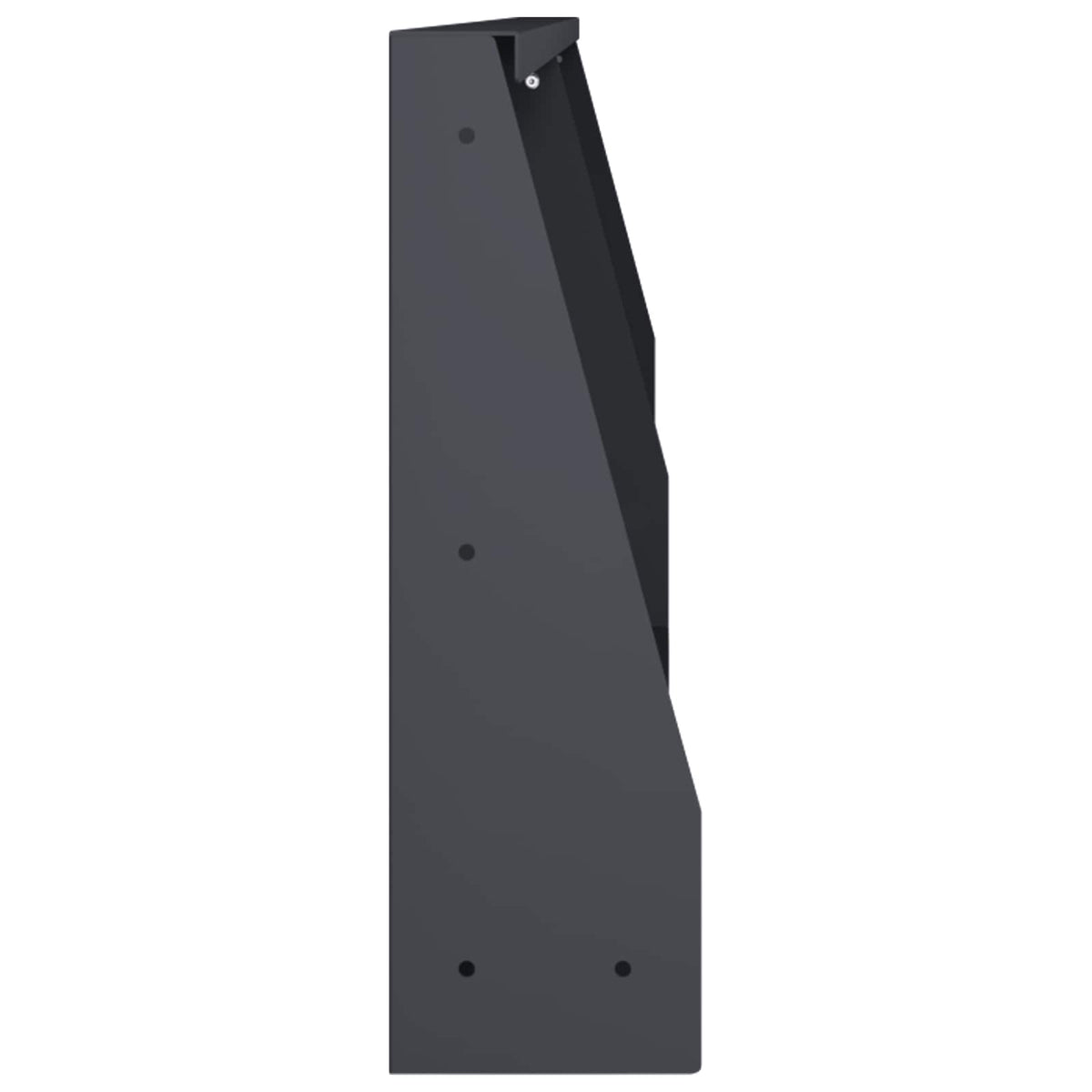 Retaining Wall 2 pcs 100 x 12 x 30 cm Steel Anthracite