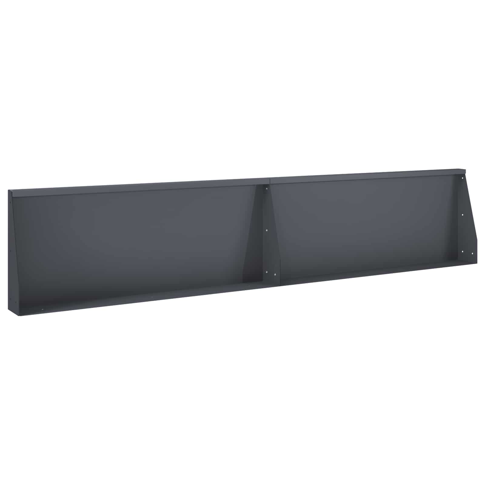 Retaining Wall 2 pcs 100 x 12 x 50 cm Steel Anthracite