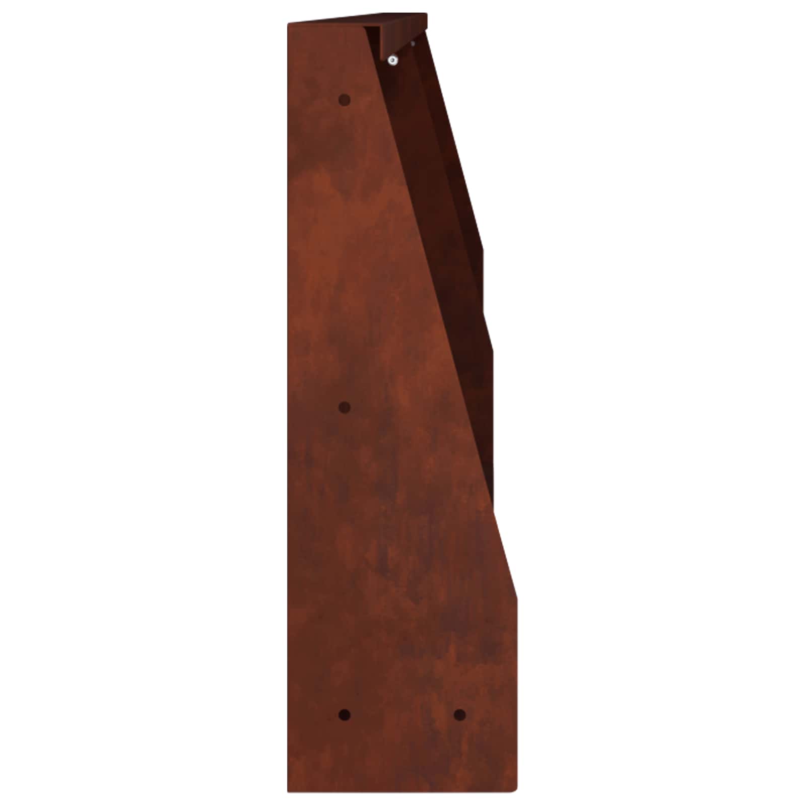 Retaining Wall 2 pcs 100 x 12 x 50 cm Weathering Steel Rusty