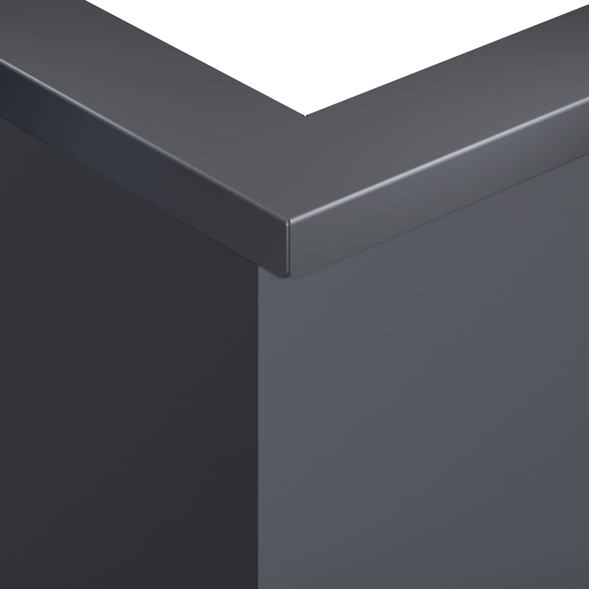 Retaining Wall 50 x 50 x 30 cm Steel Anthracite