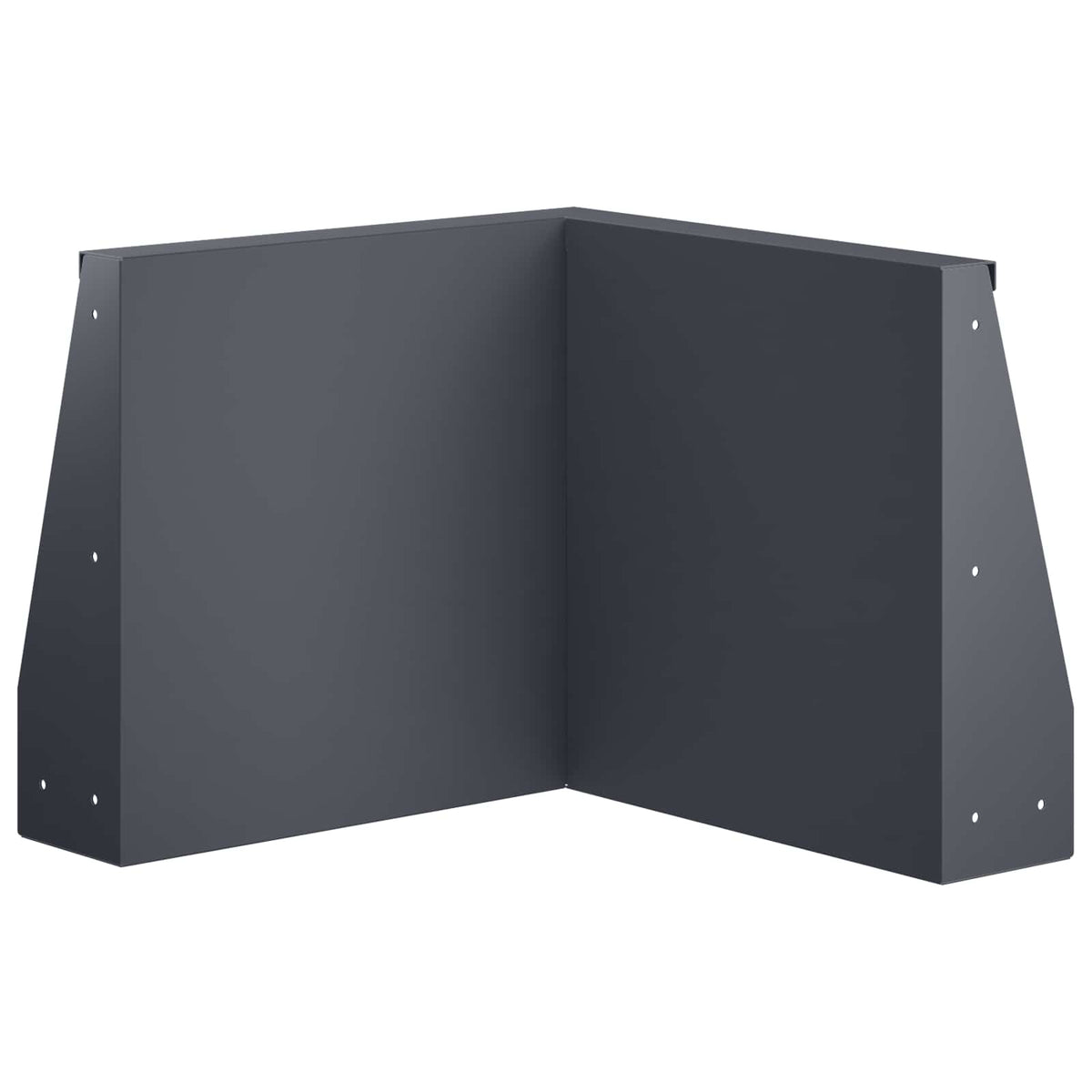 Retaining Wall 50 x 50 x 30 cm Steel Anthracite