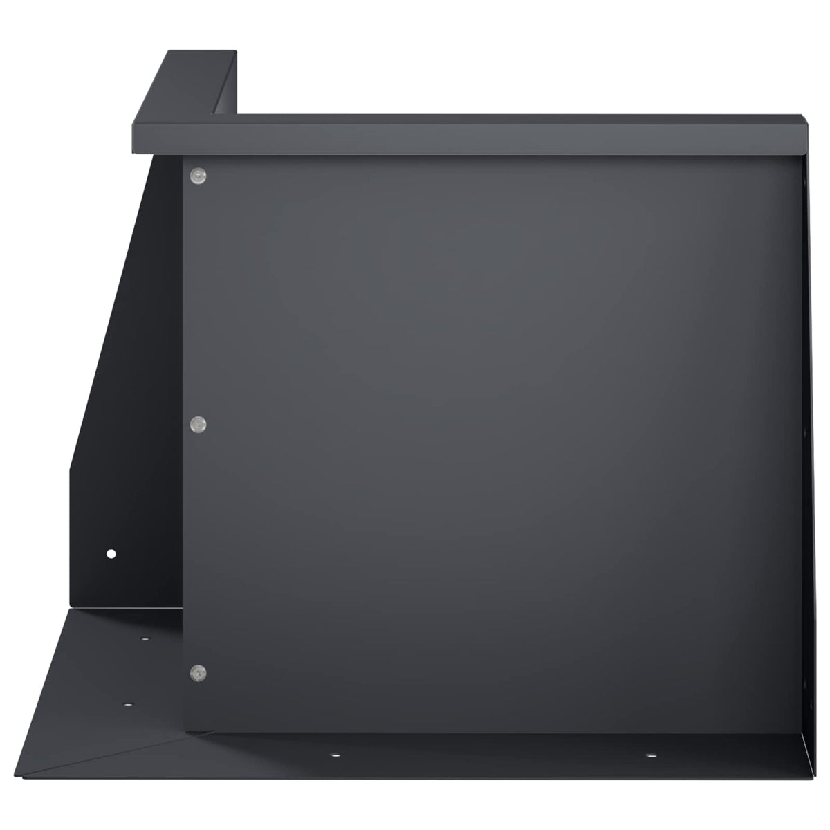 Retaining Wall 50 x 50 x 40 cm Steel Anthracite