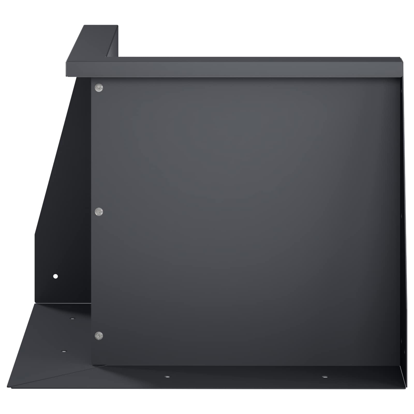 Retaining Wall 50 x 50 x 40 cm Steel Anthracite