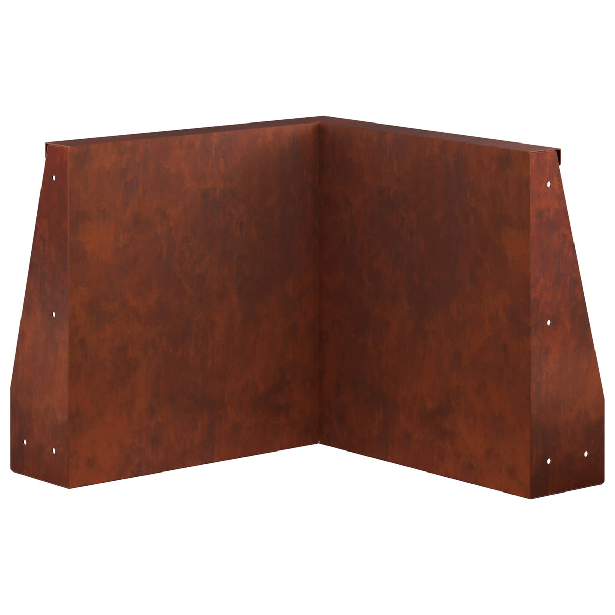 Retaining Wall 50 x 50 x 40 cm Weathering Steel Rusty